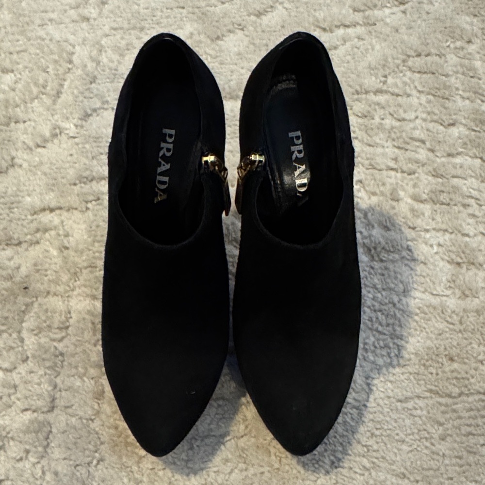 Prada Black Ankle Boots